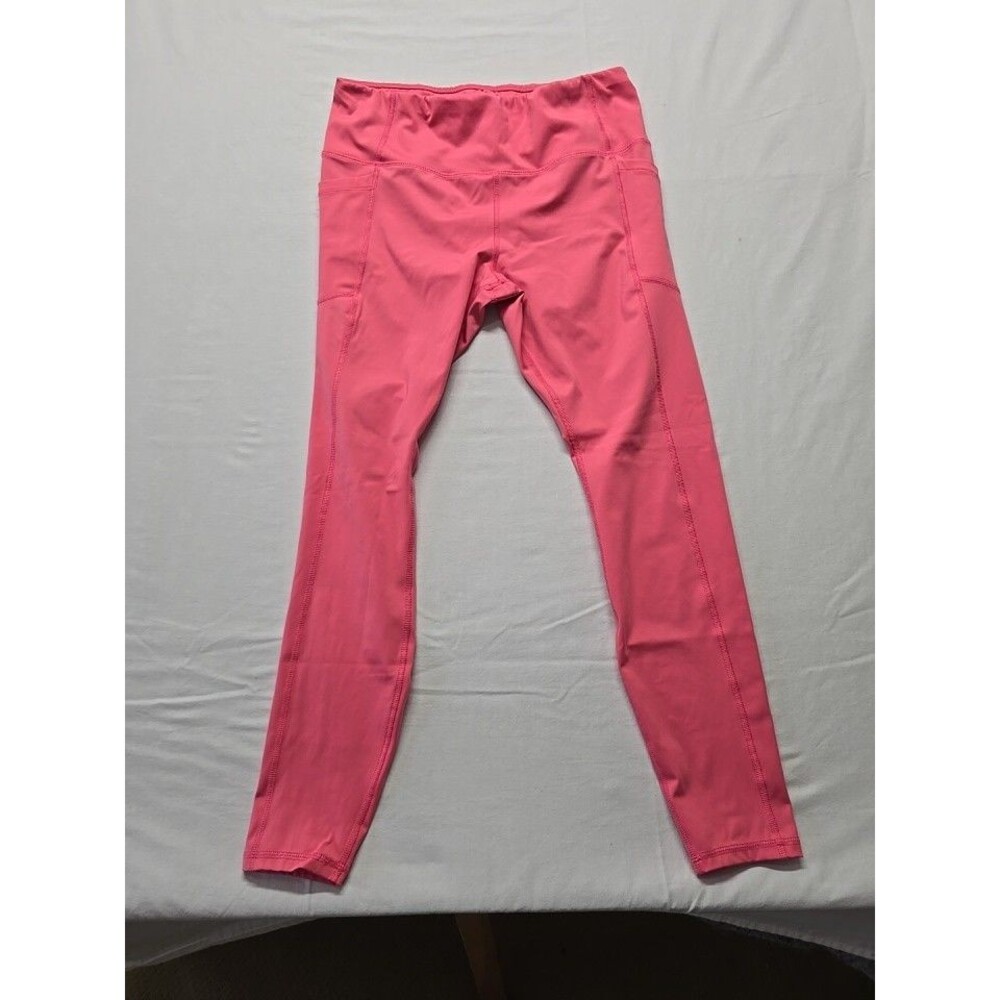 Avia Women’s Legging Pink Size L ( 12-14 ) Brand W/ Side Pockets